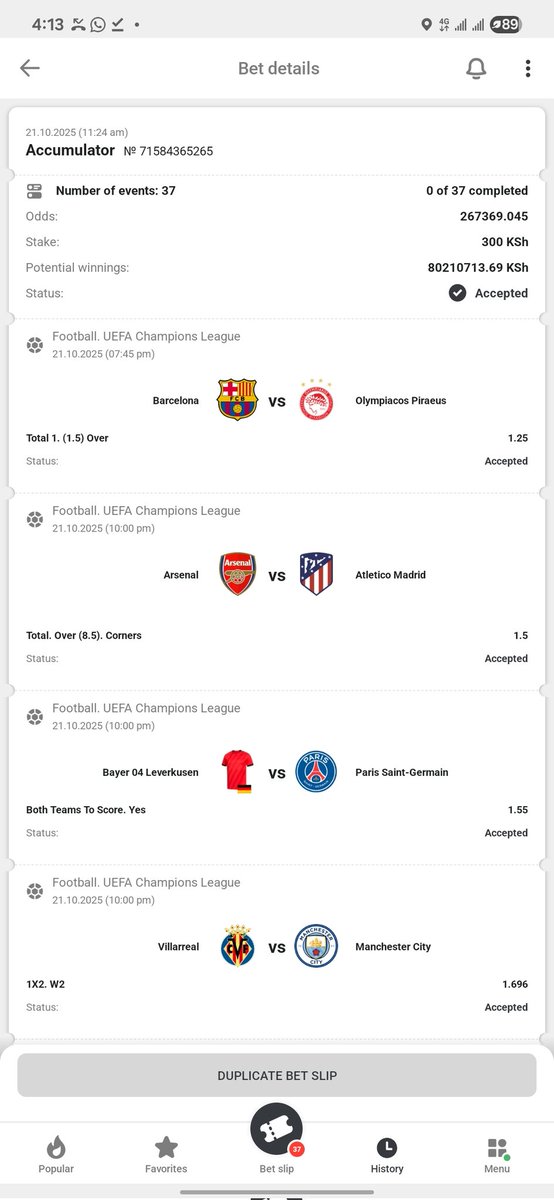 💥 100% WINNING VIBES ONLY 💥
267K ODDS on #luckypari
🎯 Booking Code: TJP1N — Play it or regret it!
🔥 Register now tinyurl.com/KONSBONUS
💬 Winners connect here 👉 [WhatsApp Group](chat.whatsapp.com/DjmgLM0s1SALPV…)

💸 Just strategy.
⚽ Bet smart. Win big. Cash out fast. 🚀