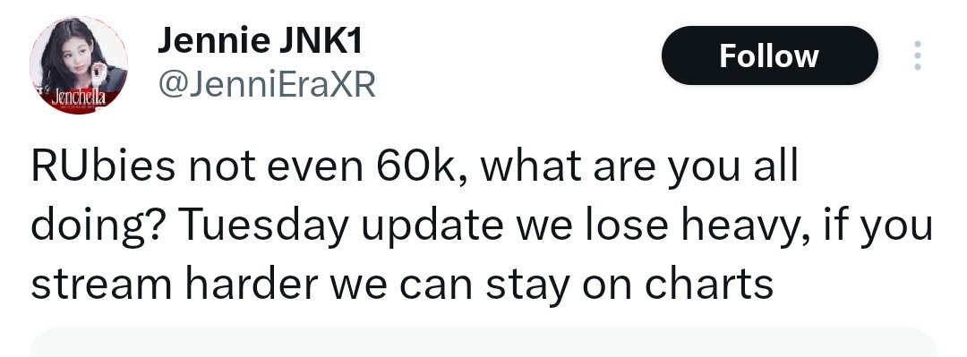 KFloopNet's tweet image. [🚨] Jennie&apos;s fans/blinks show their discontent by not seeing a significant increase in streams on the charts even after the &quot;Deadline&quot; concert in Kaohsiung.