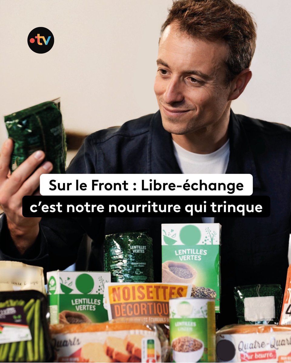#TempsForts #S46

#SurleFront 
Libre-échange : c’est notre nourriture qui trinque

Une enquête inédite avec <a href="/hugoclement/">Hugo Clément</a> sur nos accords de libre-échange et les pratiques des agriculteurs a l’étranger.

#environnement 

▶️Lun 10/11 à 21.05 | #France5 &amp; france.tv