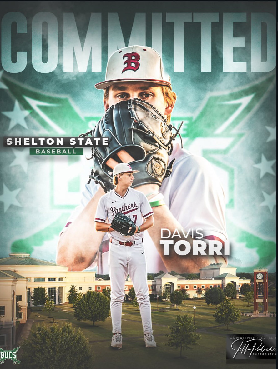 Blessed to announce my commitment to Shelton State to extend my academic and athletic career! I’d like to thank my family, coaches, and friends for pushing me to be my best everyday. Very excited to see what’s next in my journey. Go BUCS!!!