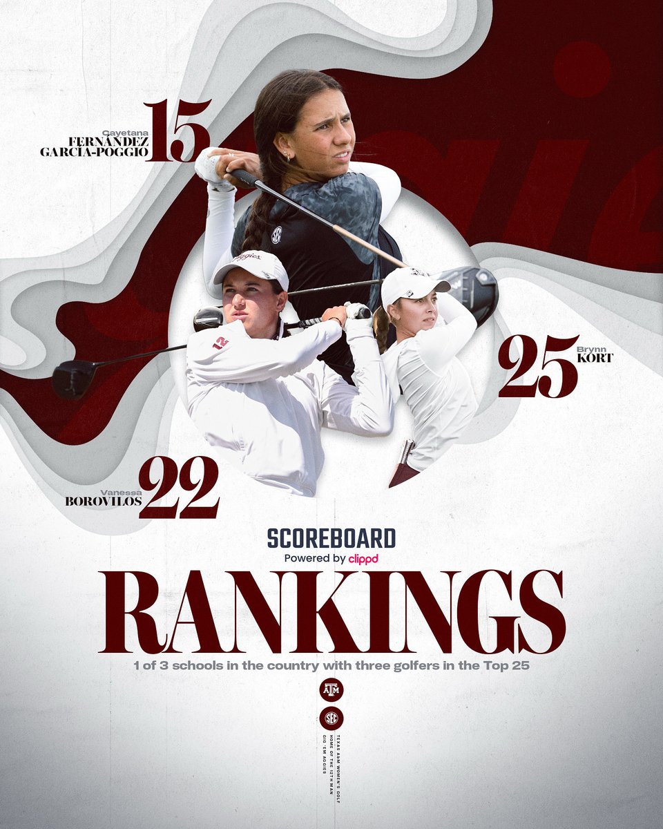 In elite company 😤

#GigEm | <a href="/ClippdGolf/">Clippd</a>
