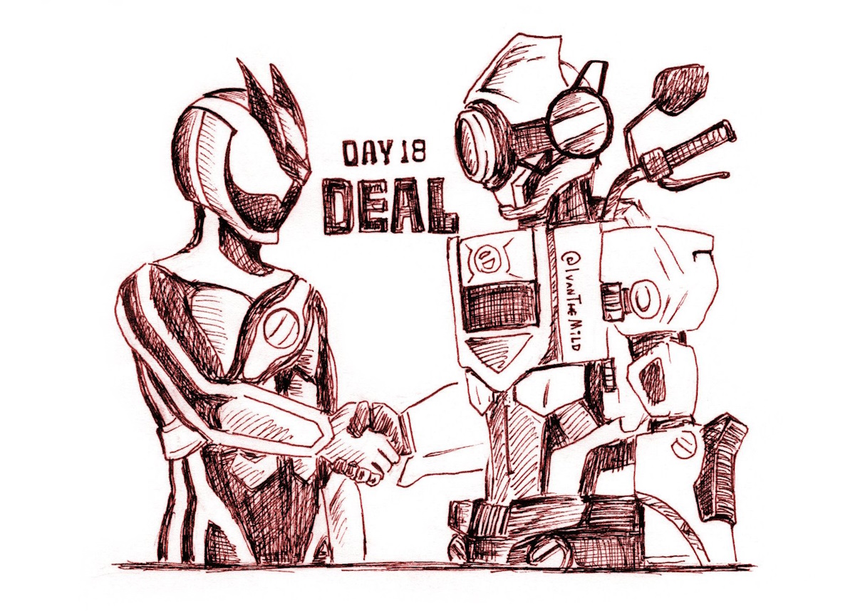IvanTheMild's tweet photo. Day 18: What's Yer Offer
#inktober #inktober2025 #kamenrider #kamenriderfanart #kamenriderzeztz #codezeroider #仮面ライダーシリーズ #仮面ライダーゼッツ #コードゼロイダー https://t.co/zB4x6X0llU