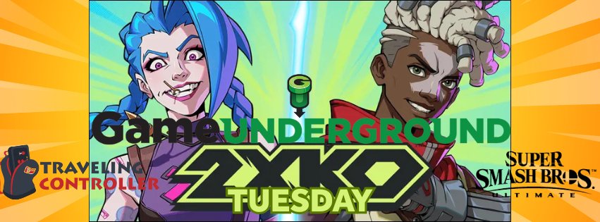 Tonight is our first week of 2XKO Tuesday at GU! We plan on <a href="/TravelingCtrlr/">Traveling Controller</a>  adding some fun surprises over the next few weeks!

Generic is back with a side Smash Ultimate bracket week 1!

1st week is FREE venue with a $5 tournament! If you win as a team bonus gift cards!