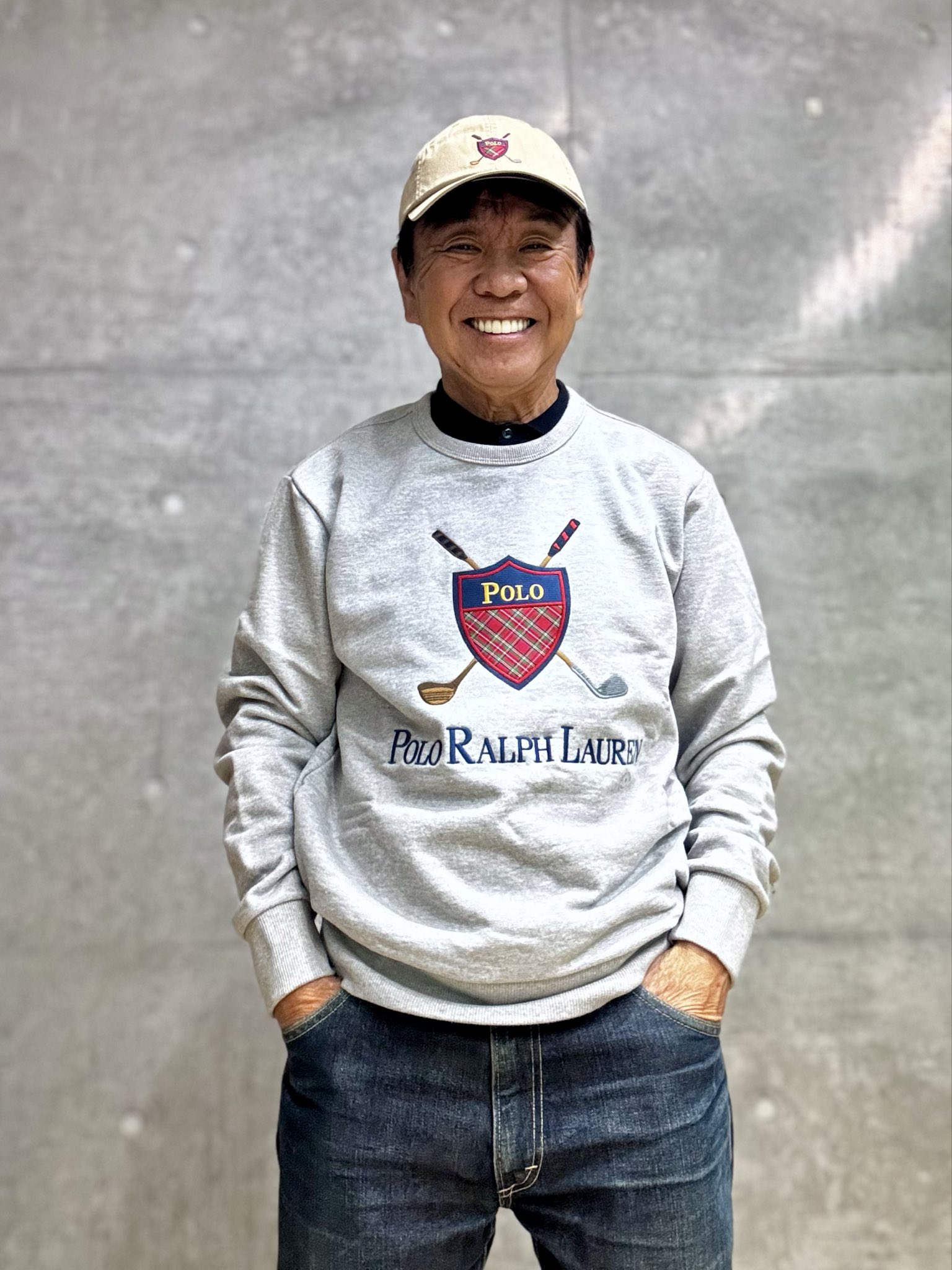 壁*読様 【美品】KITH × Polo Ralph Lauren Crewne Kith Women Ashwin Cable Panelled Crewneck - Stadium