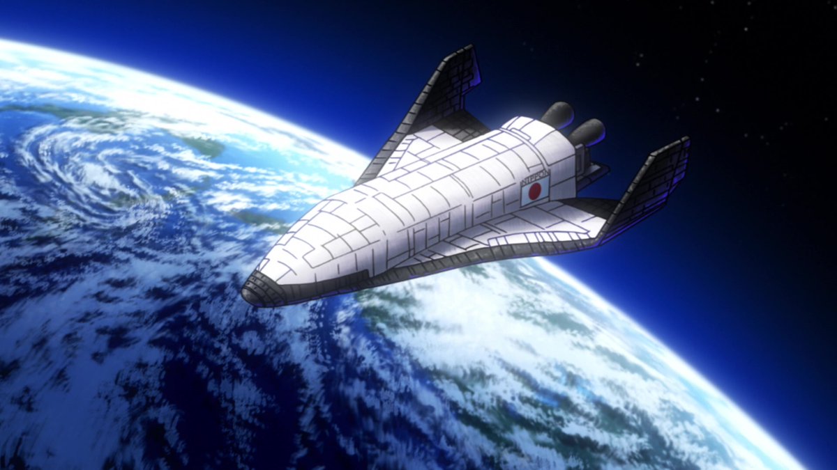 mikusingularity's tweet image. The HOPE spaceplane proposal in Space Brothers