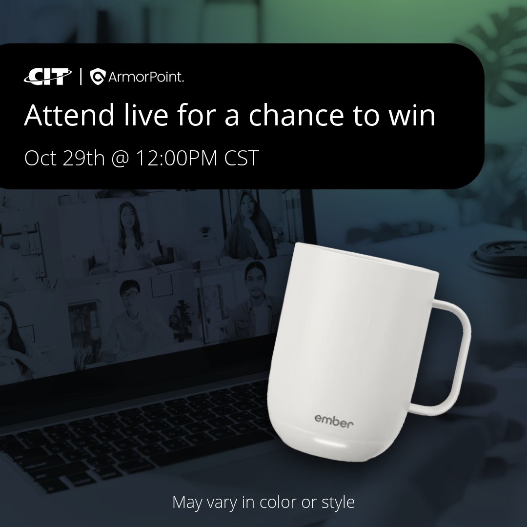 CIT_TwinCities's tweet photo. Who doesn’t love a little extra motivation during a webinar? Join us live, and you’ll be entered to win a sleek Ember Mug to keep your coffee (or tea!) perfectly warm! Don’t miss out, register now: 
https://t.co/K2XMIepl7Z https://t.co/rokhPCEcTk