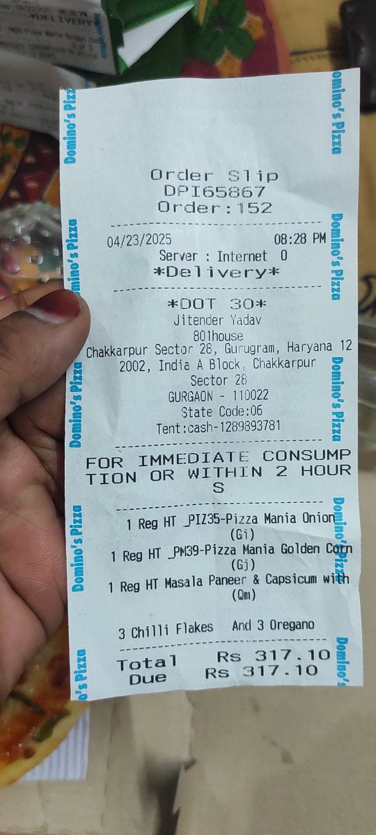 aftab_a2's tweet photo. Hi @dominos I contacted you multiple times but you did not give any resolution regarding the I ordered pizza but received different. I only received an automated response after waiting 1 month https://t.co/joPticw6A9
