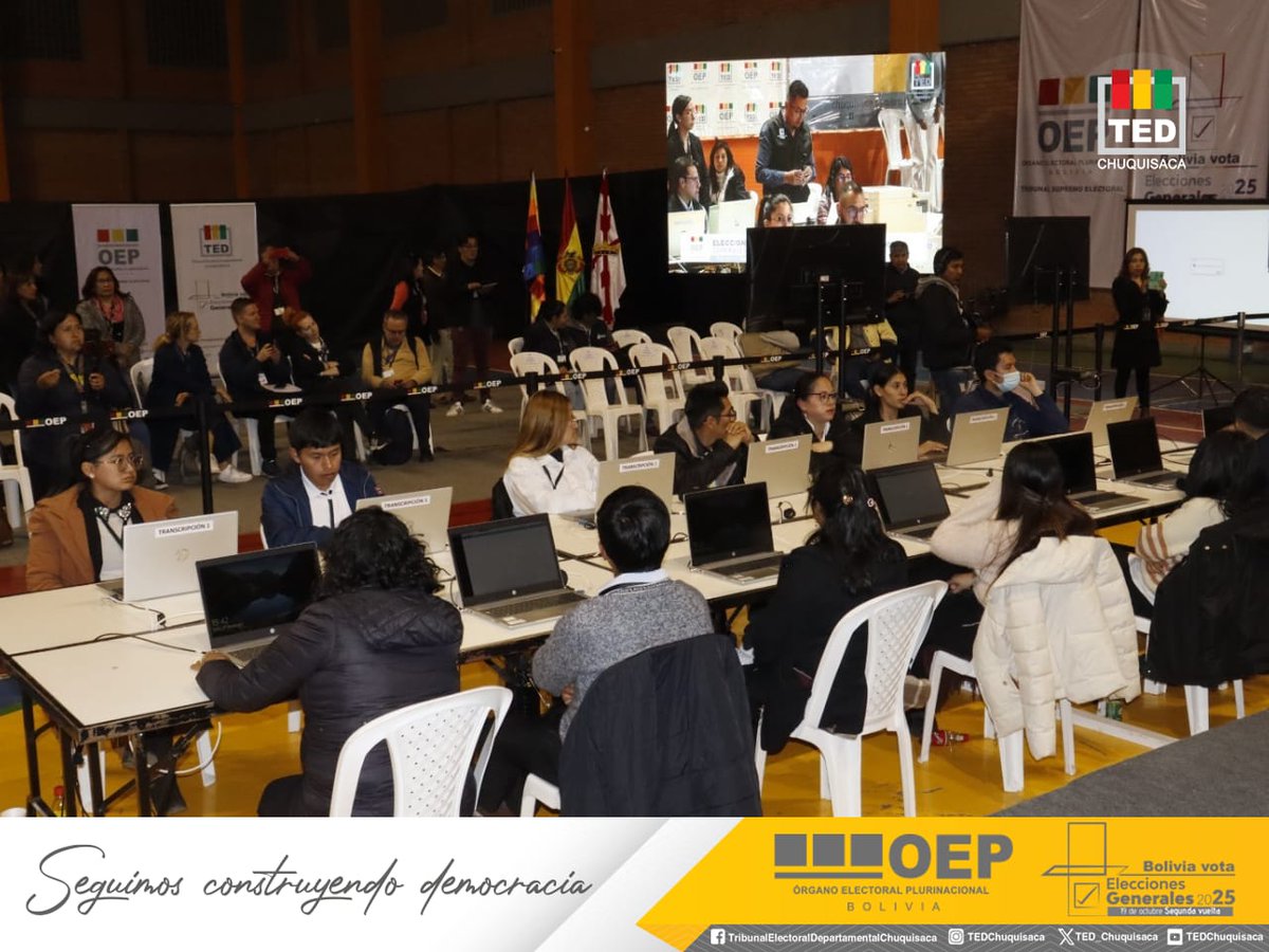 Tribunal Electoral Departamental Chuquisaca tweet media