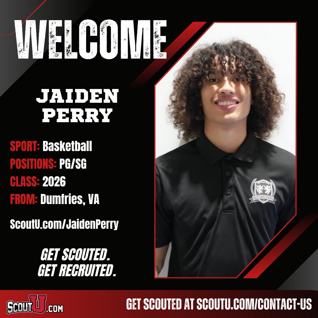 Our newest #ScoutUbasketball prospect is PG Jaiden Perry! He averages 13 points, 8 rebounds and 6 assists while playing great defense! ScoutU.com/JaidenPerry <a href="/JaidenPerr60304/">𝐉𝐀𝐈𝐃𝐄𝐍 𝐏𝐄𝐑𝐑𝐘</a> <a href="/TeamBreakdown/">Team Breakdown</a> <a href="/GillionAcadTeam/">Gillion Academy Team Page</a> <a href="/BriBri41893/">BreeZy {Bri_Fit_4_Life}</a> <a href="/djblanksbball/">DJ Blanks Basketball</a>