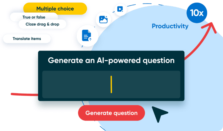 Meet Author Aide—Questionmark’s AI-assisted authoring for L&amp;D and certification teams to create questions up to 10x faster, generate items in bulk—so you can focus on building programs that deliver results. 

See how it works: eu1.hubs.ly/H0p00hF0
