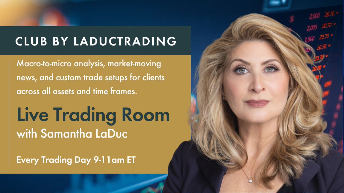 LaDuc Trading (@laductrading) on Twitter photo 🎙 Live Trading Room is on now with <a href="/SamanthaLaDuc/">Samantha LaDuc</a> reviewing all the morning's action & sharing her Macro-to-Micro analysis live for members
Join CLUB by LaDucTrading for full access
Sign up to Get the trade before it happens
laductrading.com/club
#optionstrading 🎙 Live Trading Room is on now with <a href="/SamanthaLaDuc/">Samantha LaDuc</a> reviewing all the morning's action & sharing her Macro-to-Micro analysis live for members
Join CLUB by LaDucTrading for full access
Sign up to Get the trade before it happens
laductrading.com/club
#optionstrading