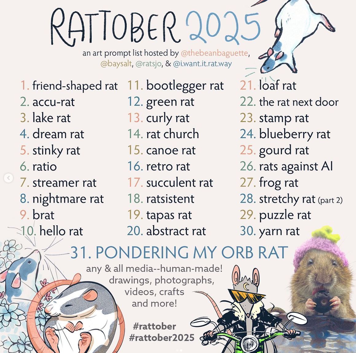 RedPaletteArt's tweet photo. Loaf Rat - would you eat a fresh loaf of sourdough rat shaped bread? 🍞 🐀  #rattober #rattober2025 #redpaletteart https://t.co/64RBmHttPr
