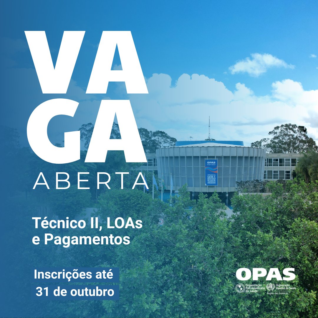 ➡️ Vaga para Técnico II, LOAS e Pagamentos ⬅️

São pré-requisitos:

👩🏼‍🎓Ensino médio
💲 5 anos de experiência em funções administrativas e financeiras
👉🏼 Conhecimento de trabalho em inglês ou espanhol

Saiba mais 🔗http://200.252.214.138/econtracting
