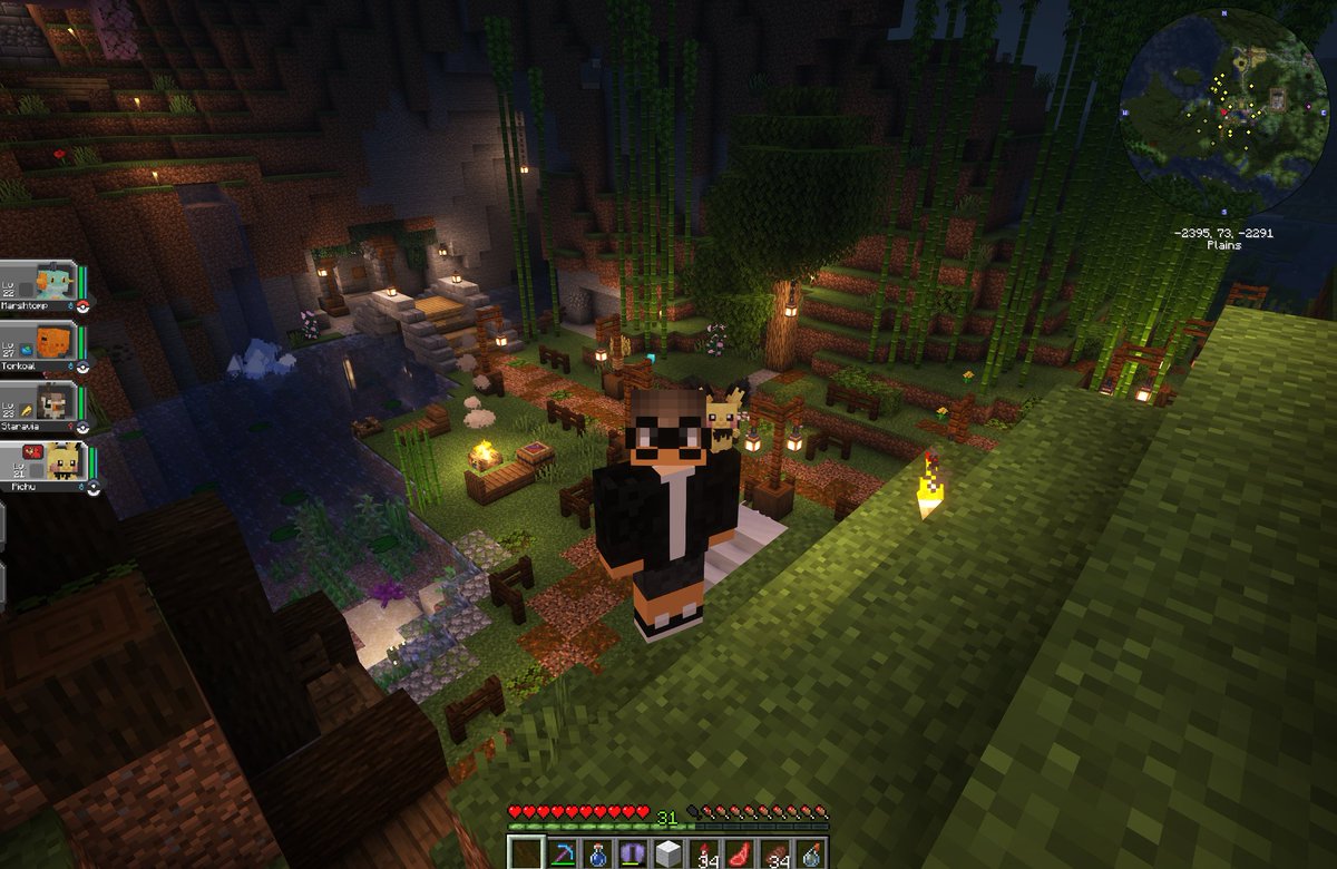 asdfmeh's tweet image. Finally figured out how to host a modded minecraft server thanks to all the folks I annoyed, and also reused an old realm save so we didn't have to lose all our progress when we load in.