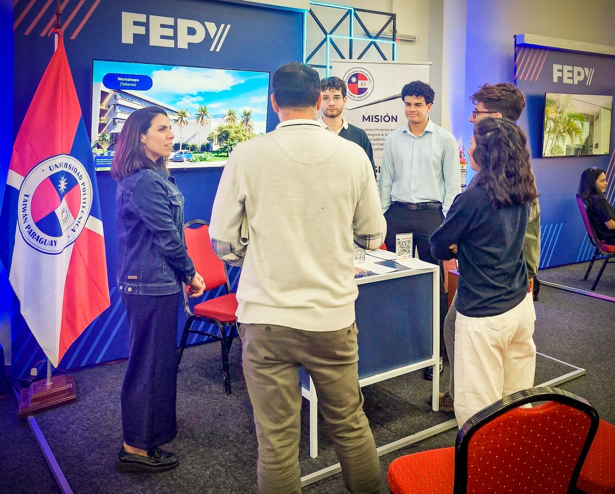 UPTP_py's tweet image. La UPTP estuvo presente en la Feria Empresarial del Paraguay (FEPY 2025), organizada por la Unión Industrial Paraguaya (UIP), un evento multisectorial que reunió a empresas, instituciones y emprendedores para promover la innovación y la sostenibilidad.
#UPTP #Innovación