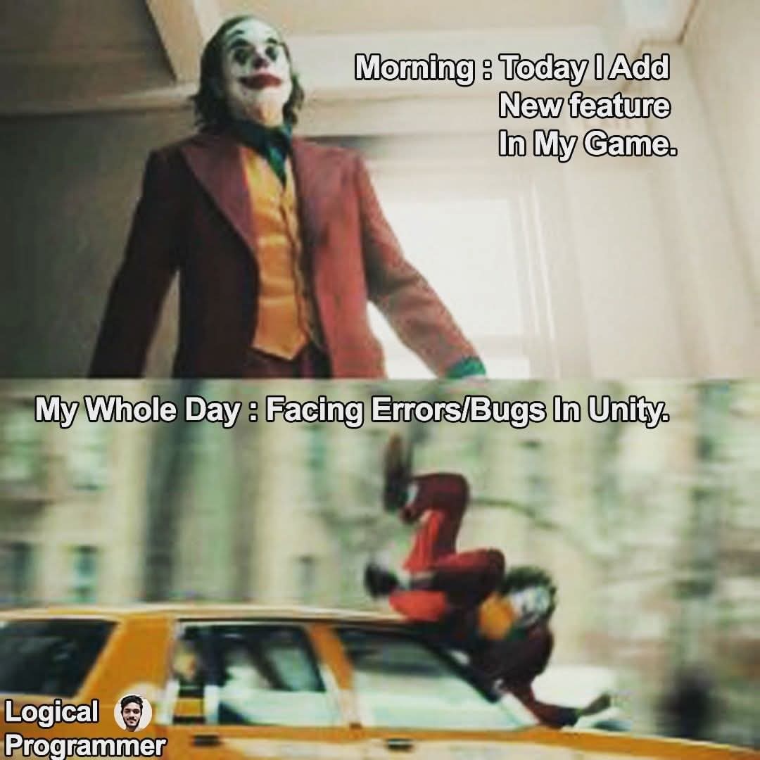 GenesisLabs_1's tweet image. Who can relate?
#gamedevmemes #Trending #godotdev #unitudev