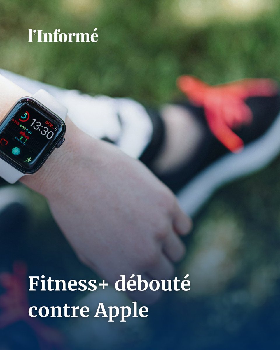 LInforme_'s tweet image. ❌ La société bretonne Sport &amp;amp; Fitness Management France a finalement échoué à faire condamner Apple. Ils reprochaient au géant américain d’avoir copié leur marque « Fitness+ ».

Les détails dans les brèves de l’Informé▶️ l.linforme.com/3uehpu8d