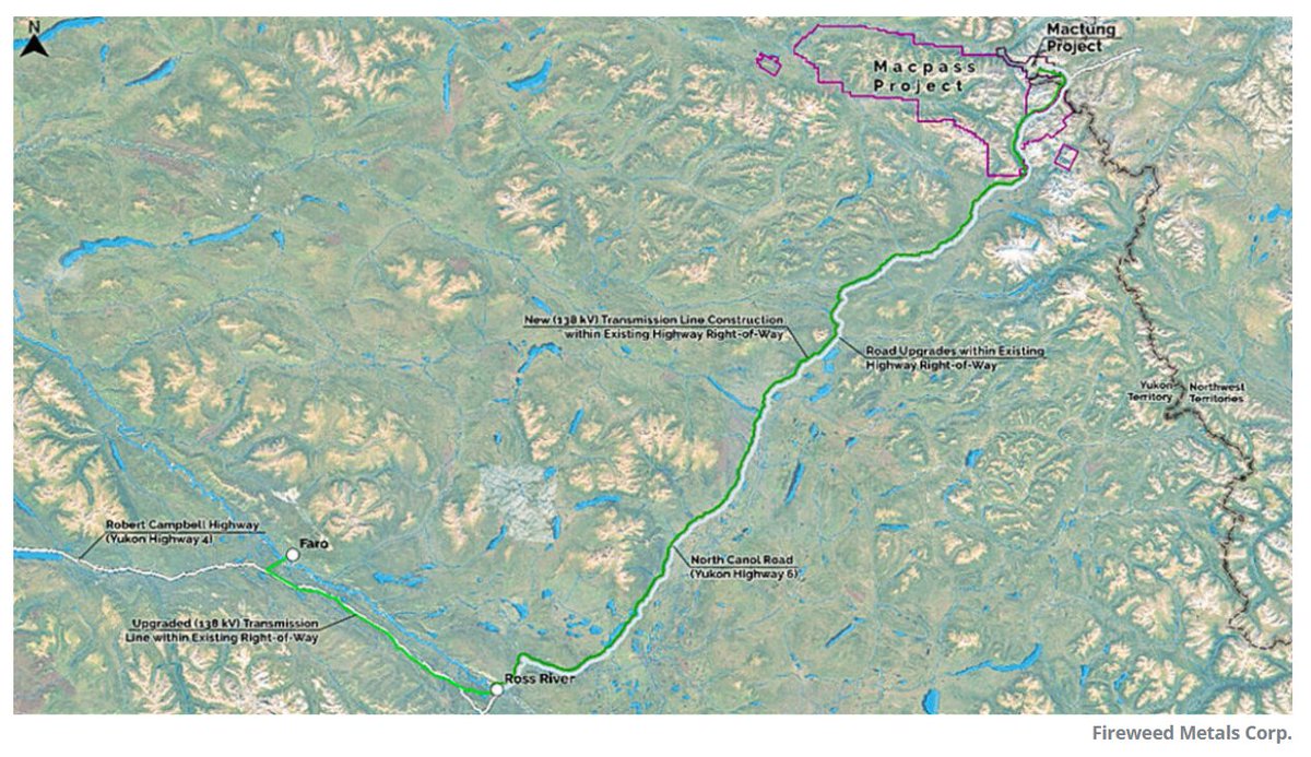 As was announced in August, our neighbours, Fireweed Metals, signed a $12.9M agreement with Natural Resources Canada to plan key road &amp; power upgrades along the North Canol corridor — critical for unlocking Macpass near the Yukon and Northwest Territories border.

🚀  These huge