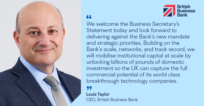 BritishBBank's tweet photo. 📣 Just announced: The Secretary of State for Business and Trade has set out his mandate for the Bank in a new Statement of Strategic Priorities.