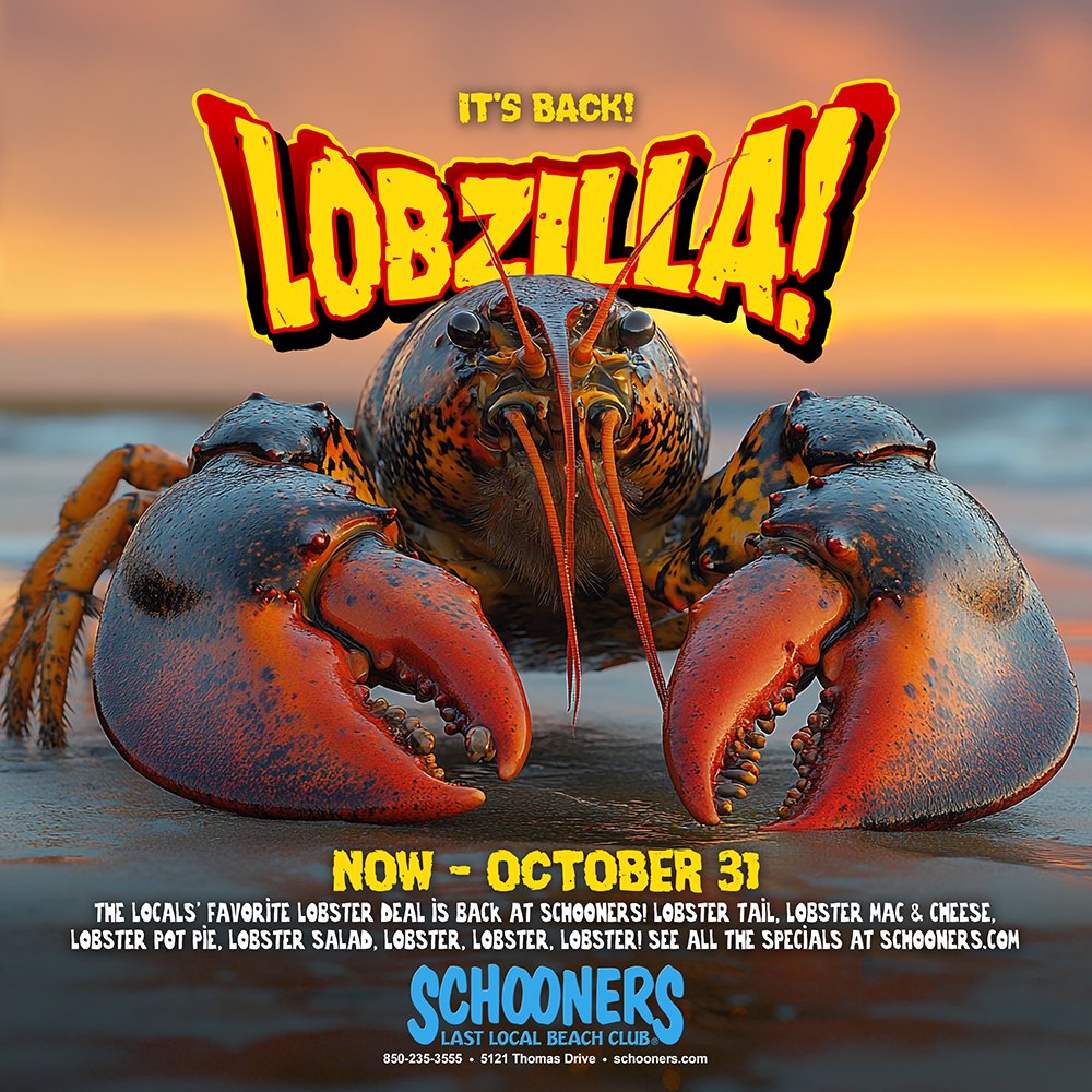 No dinner plans? Stop in tonight to enjoy an amazing sunset and Lobzilla lobster specials!