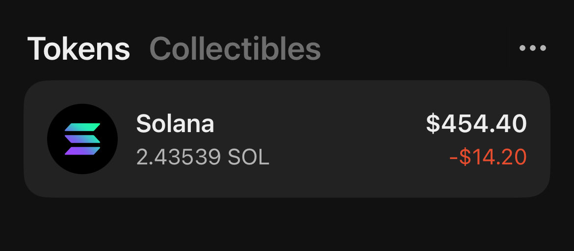 Loaded up some SOL

Lets see how high we can run this up.
Will be updating the Wallet Weekly, Daily idk

We back in the Trenches