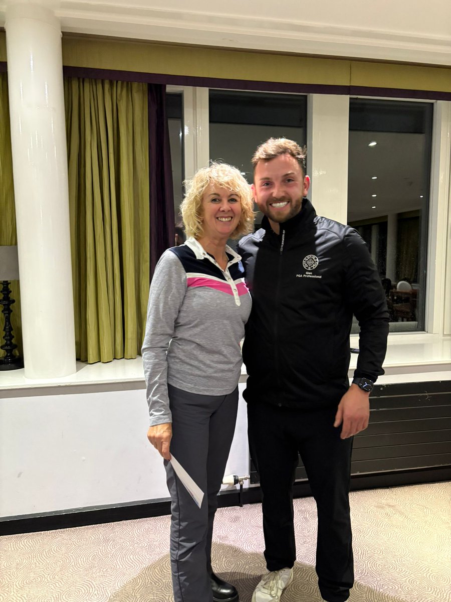 Members of the ladies’ section had a great day at <a href="/SandmoorGolf/">Sandmoor Golf Club</a> hosted pro, Glen Ient, who wished to thank them for their support during his 1st year at IGC
Glen presented Marie-Louise Milbourn with flowers in recog of her capt'cy and for the help &amp; support given to him this year