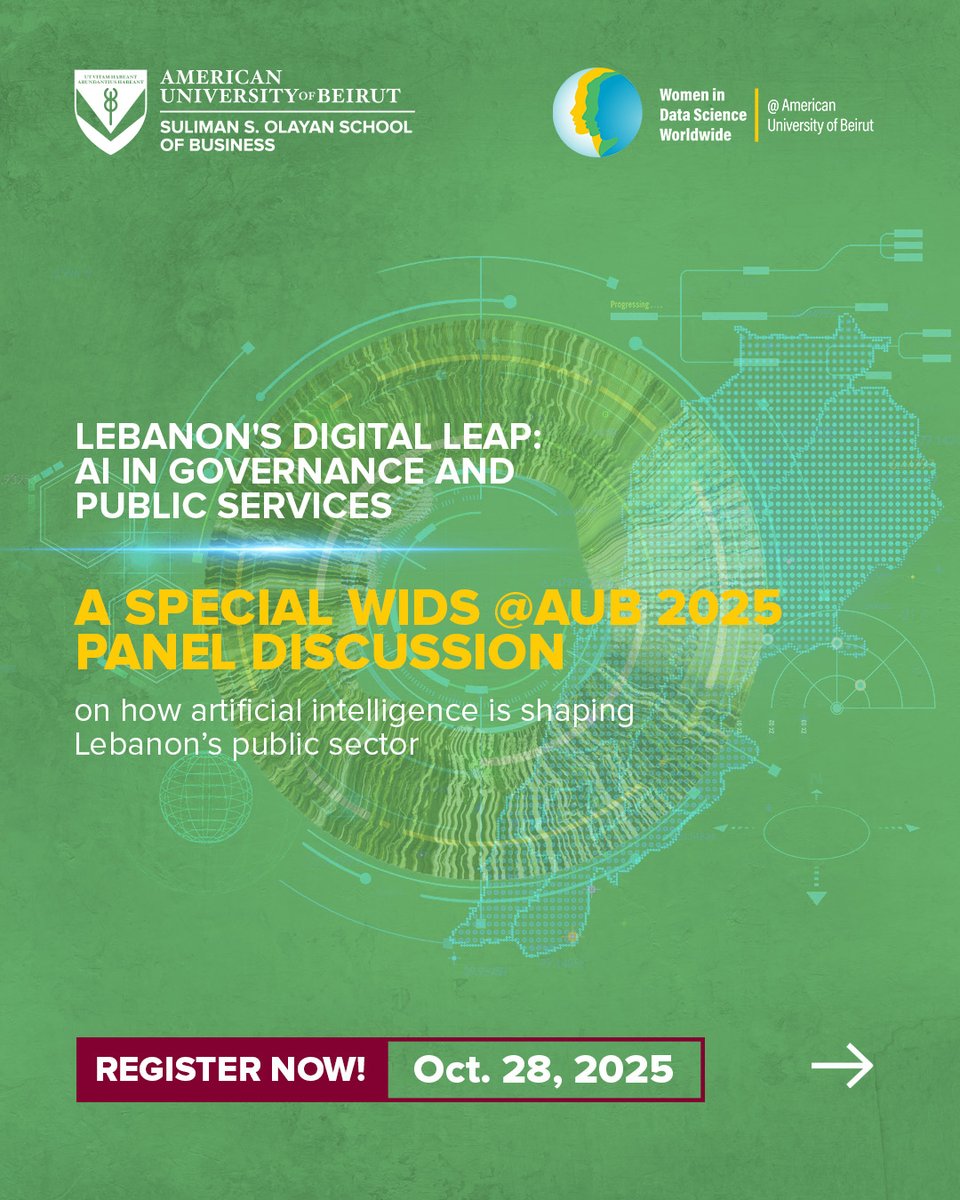 Suliman S. Olayan School of Business at AUB tweet media