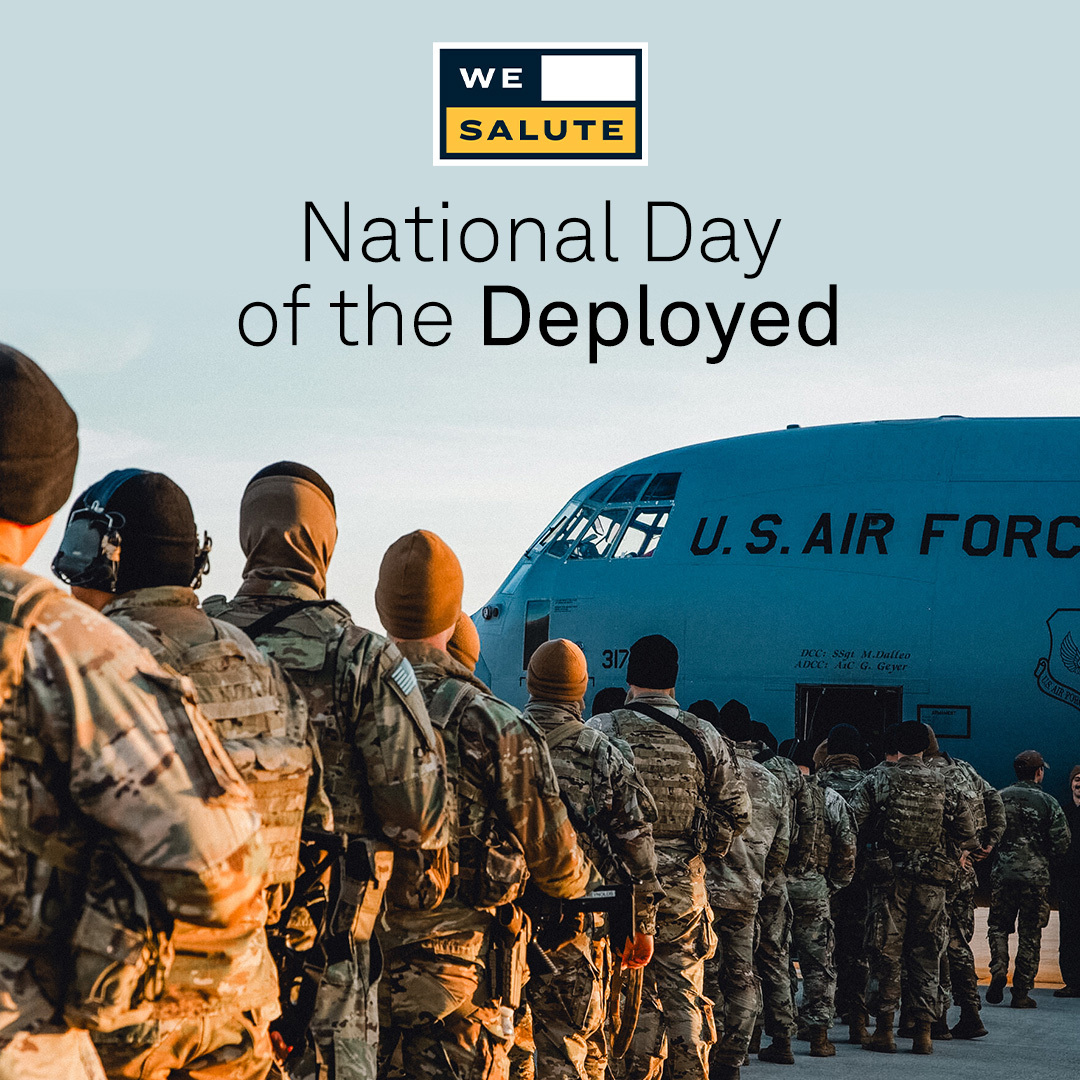 On National #DayOfTheDeployed, we honor our service members far from home and the quiet heroes—their families—holding down the fort. We see your sacrifice and are grateful beyond words. Counting the moments until your safe return.

#SupportOurTroops #MilitaryFamily #WeSalute