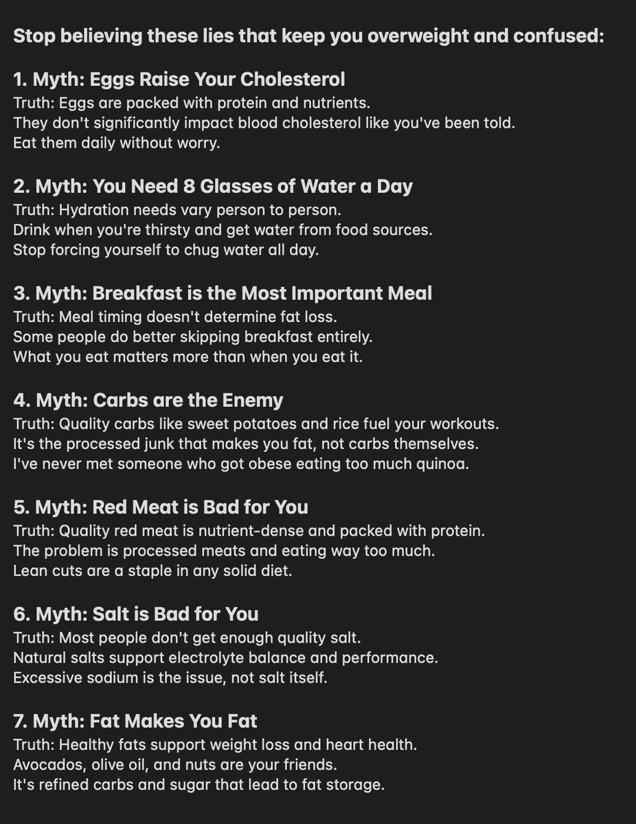 joeyyochheim's tweet image. 7 Myths You've Been Told About Fat Loss: