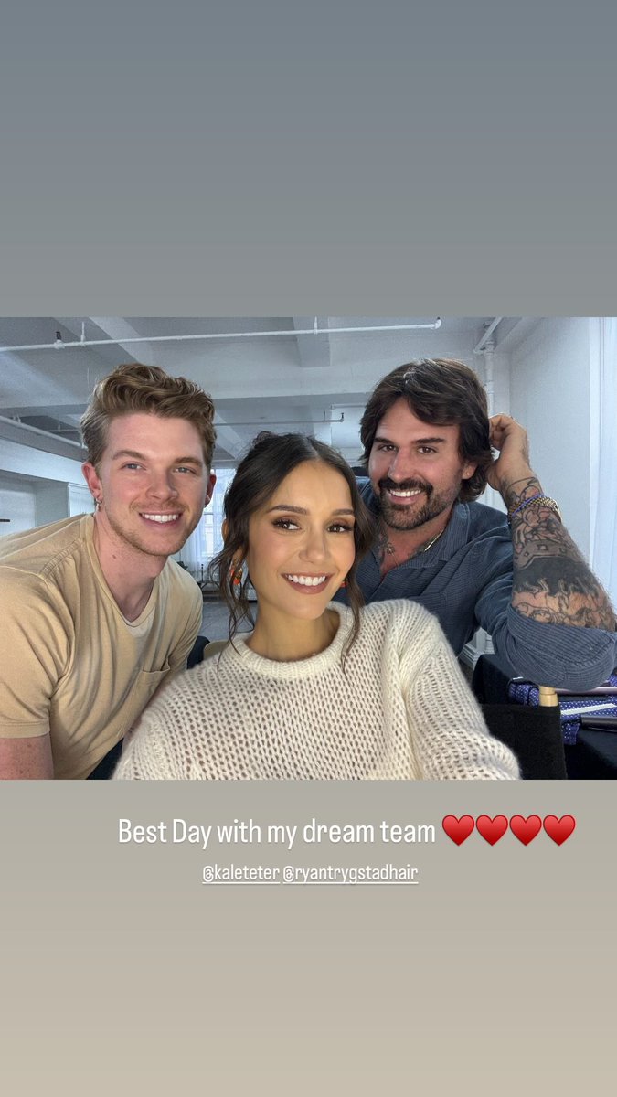 📲| Nina Dobrev via instagram stories.