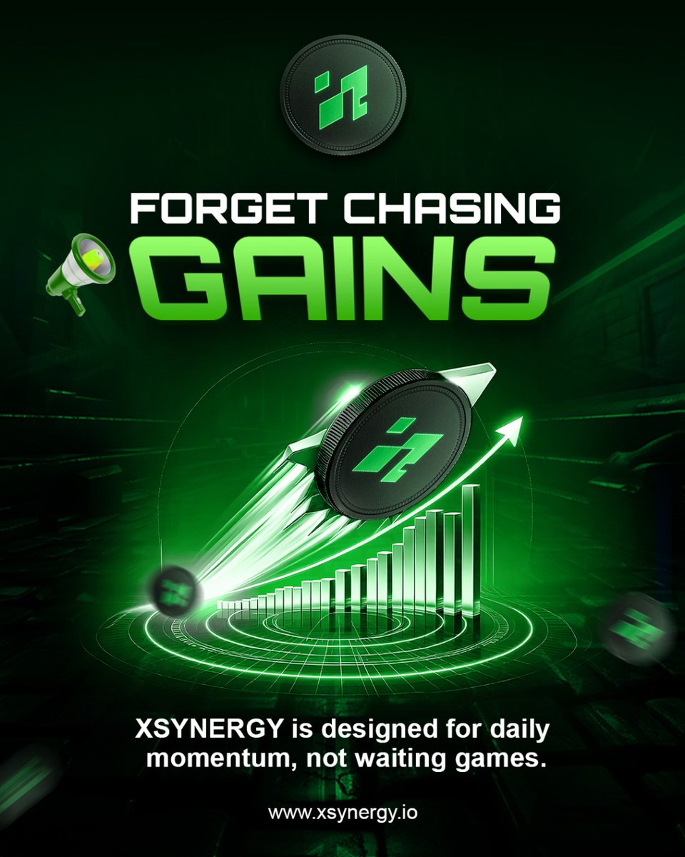 Xsynergy_io's tweet image. 📈 Stop waiting. Start growing.
#XSynergy = Daily momentum 🔥
#CryptoCommunity #Web3Projects #DeFiEarnings #XSynergy #FinancialFreedom