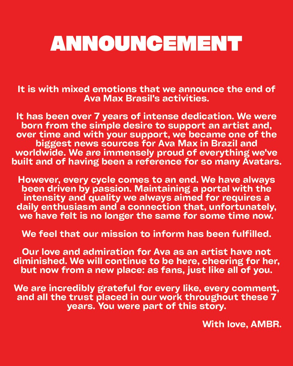 avamaxbr's tweet image. Amamos todos vocês. Amamos você, @avamax. Obrigado.
We love you all. We love you, @avamax. Thank you.