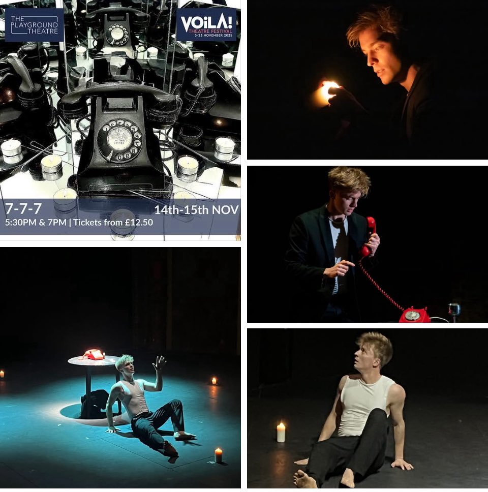 Client Colin Rayner will appear in his solo self created show 7-7-7 at
<a href="/PlaygroundW10/">The Playground Theatre</a> 
14th-15th November