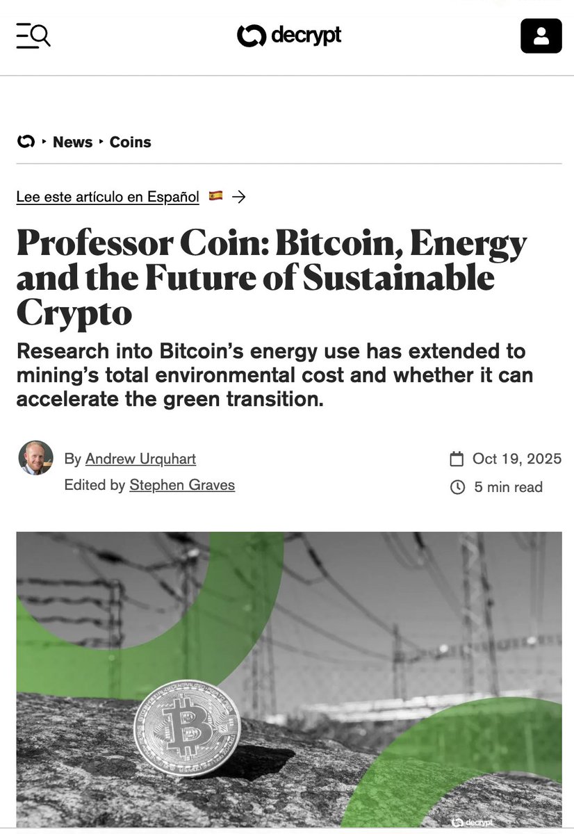 When it comes to accuracy of Bitcoin reporting in the cryptomedia,  @DecryptMedia is currently in last place ... by some distance. As of today,  Decrypt are ✓most likely to cite debunked studies