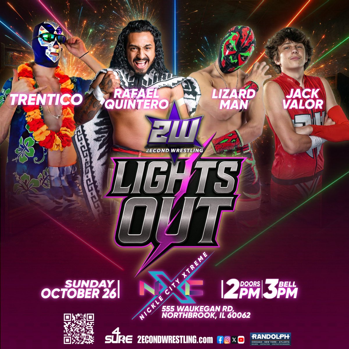 🚨LIMITED TIX REMAIN🚨
FR - Sold Out
Ringside - 6 Left
GA Limited

<a href="/DavidAliWRSTLNG/">DAVID ALI 🤼‍♂️</a> <a href="/sabotagesean/">Sabotage</a> <a href="/ColtCabana/">Colt Cabana🦦</a> <a href="/CarlieBravo/">Bad News & Tattoos</a> <a href="/blairxyno/">Blair Onyx</a> <a href="/Heatherisme/">Heather Monroe ✌🏻</a> <a href="/Tharealquintero/">Therafaelquintero</a> <a href="/Jack_Valor_PW/">Jack Valor</a> <a href="/EzioOrlandi/">“The Face Of Fear” Ezio Orlandi</a> <a href="/davina_thorne/">𝓓𝓪𝓿𝓲𝓷𝓪 💋</a> <a href="/BrynofThornes/">Bryn Thorne</a> <a href="/reganlydale/">.·:*¨༺ regan lydale ༻¨*:·.</a> <a href="/TheJordanKross/">Jordan Kross</a> 

🎟️ eventbrite.com/e/2econd-wrest…