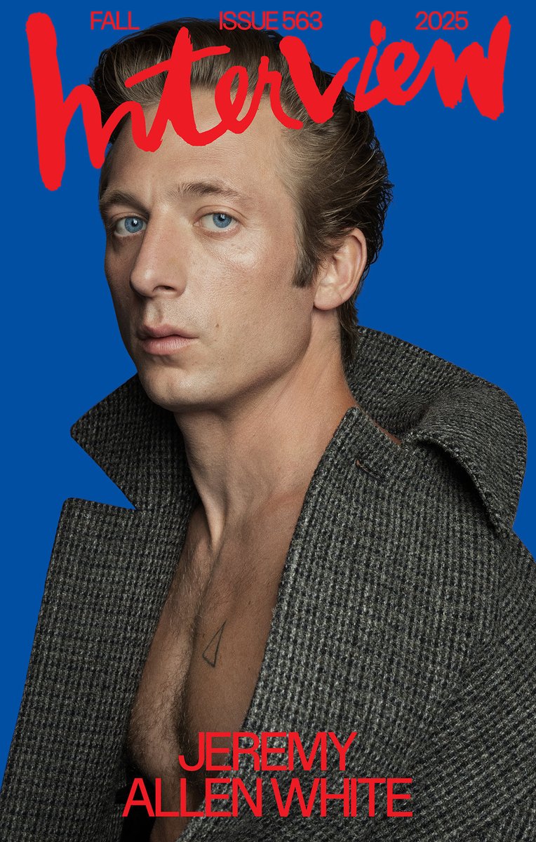 FilmUpdates's tweet image. Jeremy Allen White covers the latest issue of Interview Magazine
📸: Inez &amp; Vinoodh
