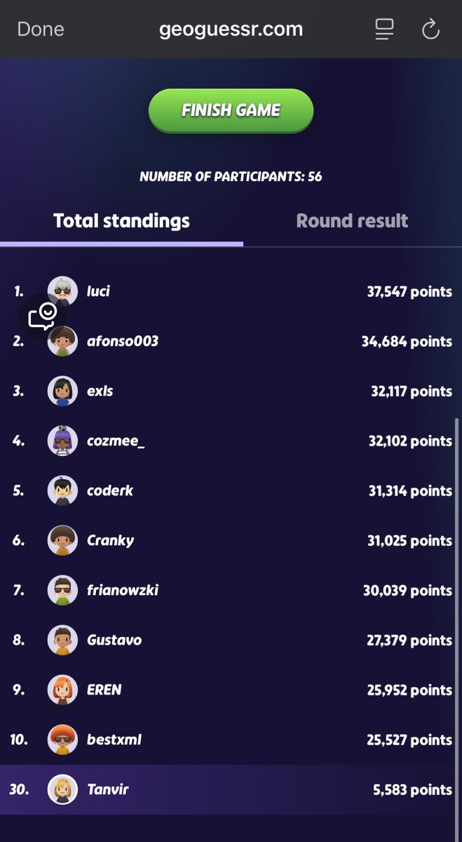 gRitual 

The GeoGuessr event on the <a href="/ritualnet/">Ritual</a> Discord was an absolute blast with awesome vibes and great fun. 

Massive thanks to the Organizer for this event. My rank is bad but I enjoy this game 💚

The community keeps getting stronger with every Ritualizers

<a href="/ritualfnd/">Ritual Foundation</a>
