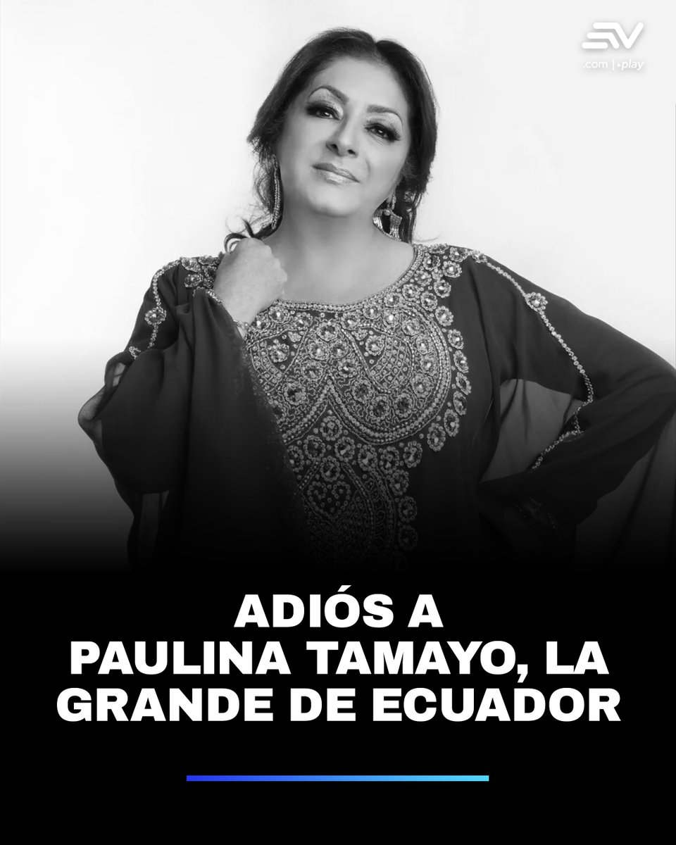 🔴 #ÚltimaHora | La música ecuatoriana está de luto. La cantante, Paulina Tamayo, falleció a los 60 años. La noticia fue confirmada en sus redes sociales oficiales este 21 de octubre de 2025. bit.ly/473n4H4