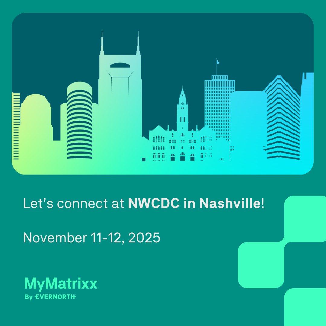 It's almost time for #NWCDC2025 in Nashville! We hope you'll stop by MyMatrixx by Evernorth Booth #1109 on November 11th and 12th to connect with our team and learn how our pharmacy services deliver greater value.