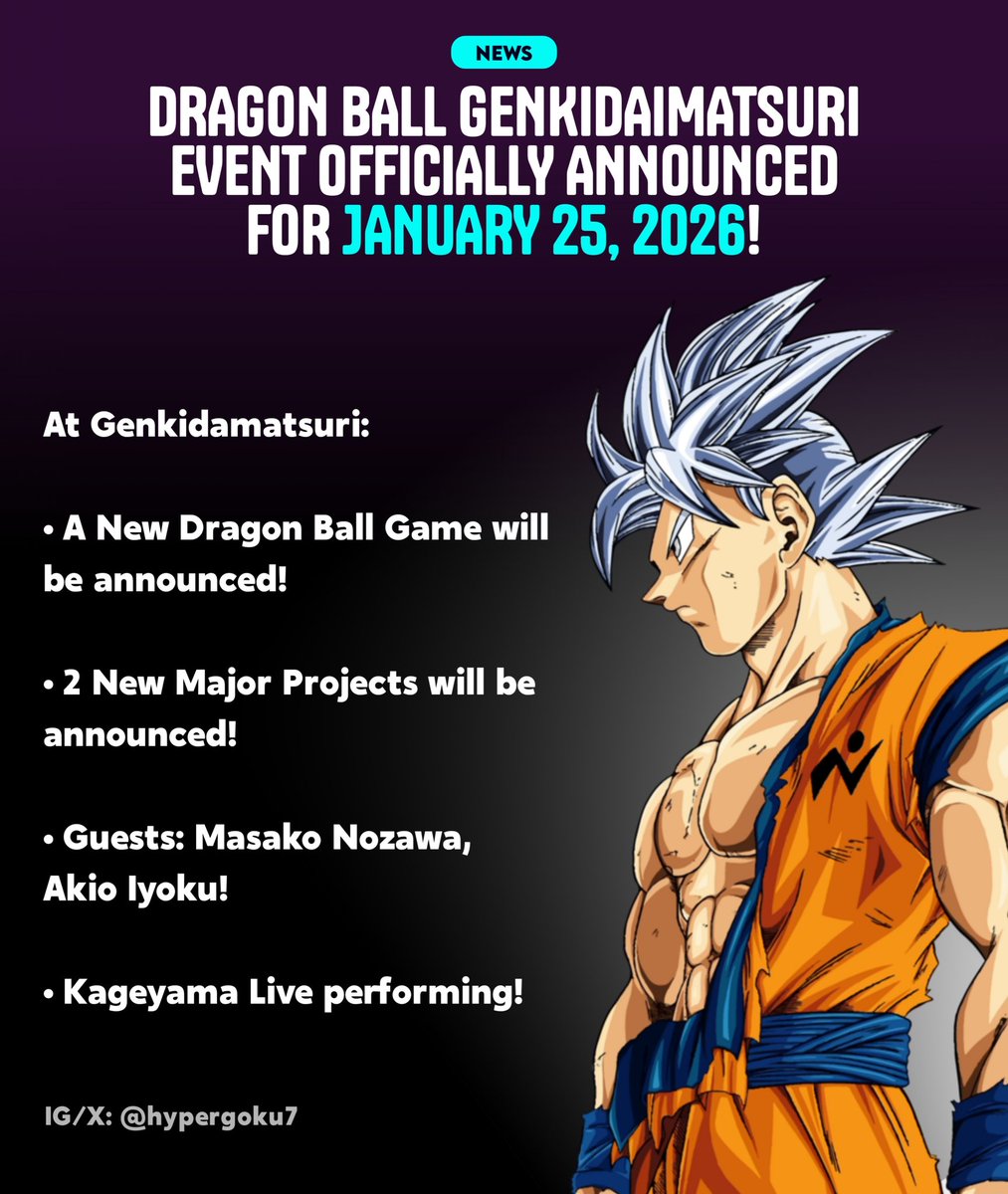 Hyper Goku (@hypergoku8) on Twitter photo 2026 will be the year of Dragon Ball! 2026 will be the year of Dragon Ball!