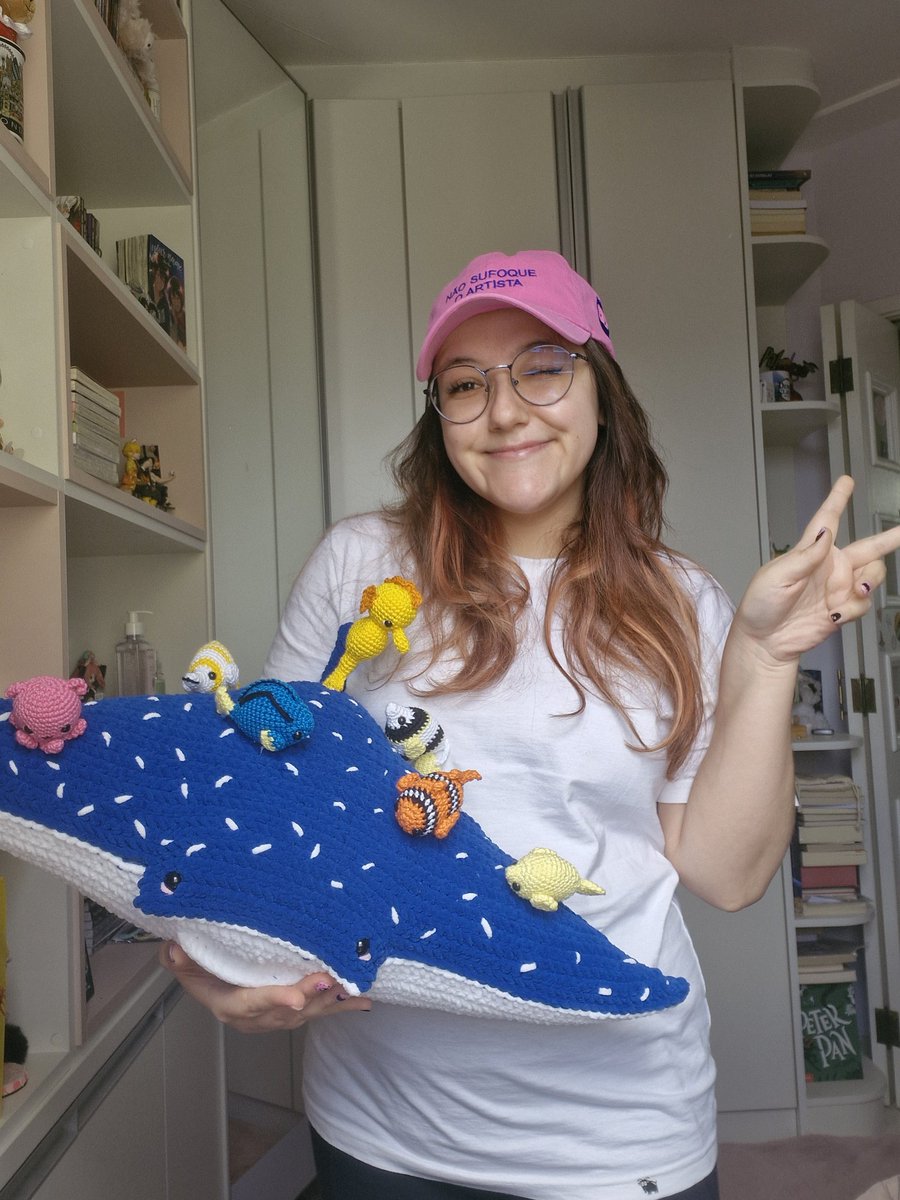 pahmigurumi's tweet image. eu fiz de novo... terceiro tio raia