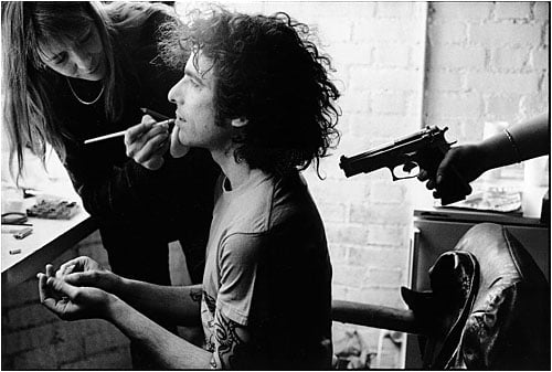 "El día de la mujer mundial"
Supongo que escribí la letra primero, es posible que en la camioneta que me llevaba de gira por la provincia. Me gusta porque es instrumentalmente poderosa y la letra es buena. Puedo convivir con esta canción de rock así pasen los años.