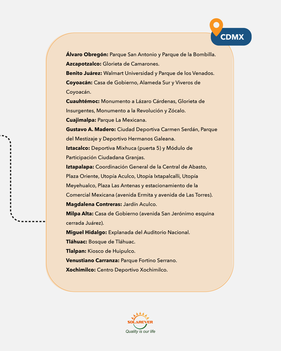 Solarever se une al apoyo para los damnificados en Veracruz, Hidalgo y Puebla.

📍Centros de acopio en el Estado de México:

-Palacio de Gobierno del Estado de México, Toluca.

📍 Centros de acopio alrededor de la República Mexicana.