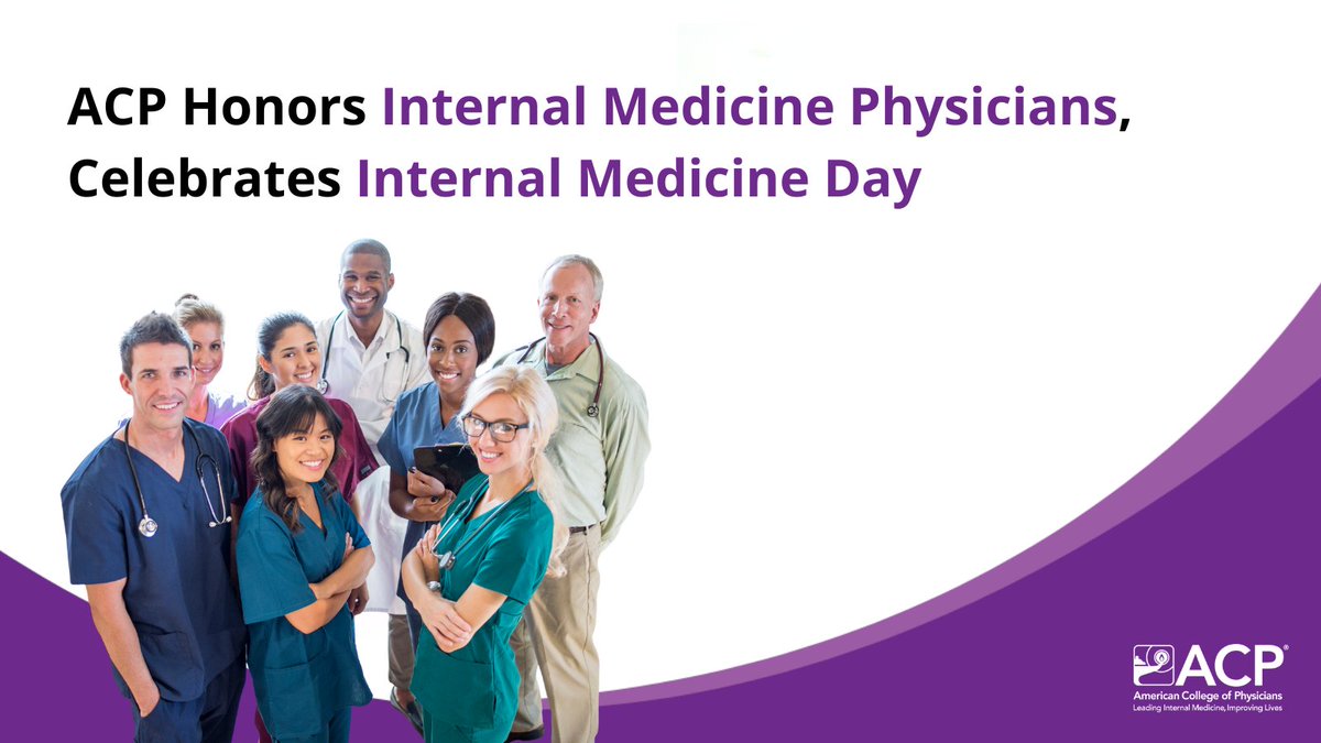 ACP (@acpimphysicians) on Twitter photo #InternalMedicineDay is one week away! On Saturday, October 28, join in by sharing photos of your celebration and telling us why you are #IMProud to be an #IMPhysician. Help spread the word about internal medicine and celebrate our profession: f.mtr.cool/qxuiftzjuc #InternalMedicineDay is one week away! On Saturday, October 28, join in by sharing photos of your celebration and telling us why you are #IMProud to be an #IMPhysician. Help spread the word about internal medicine and celebrate our profession: f.mtr.cool/qxuiftzjuc