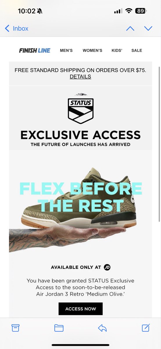EA on JD for the olive 3s! <a href="/snkr_twitr/">SNKR_TWITR</a>