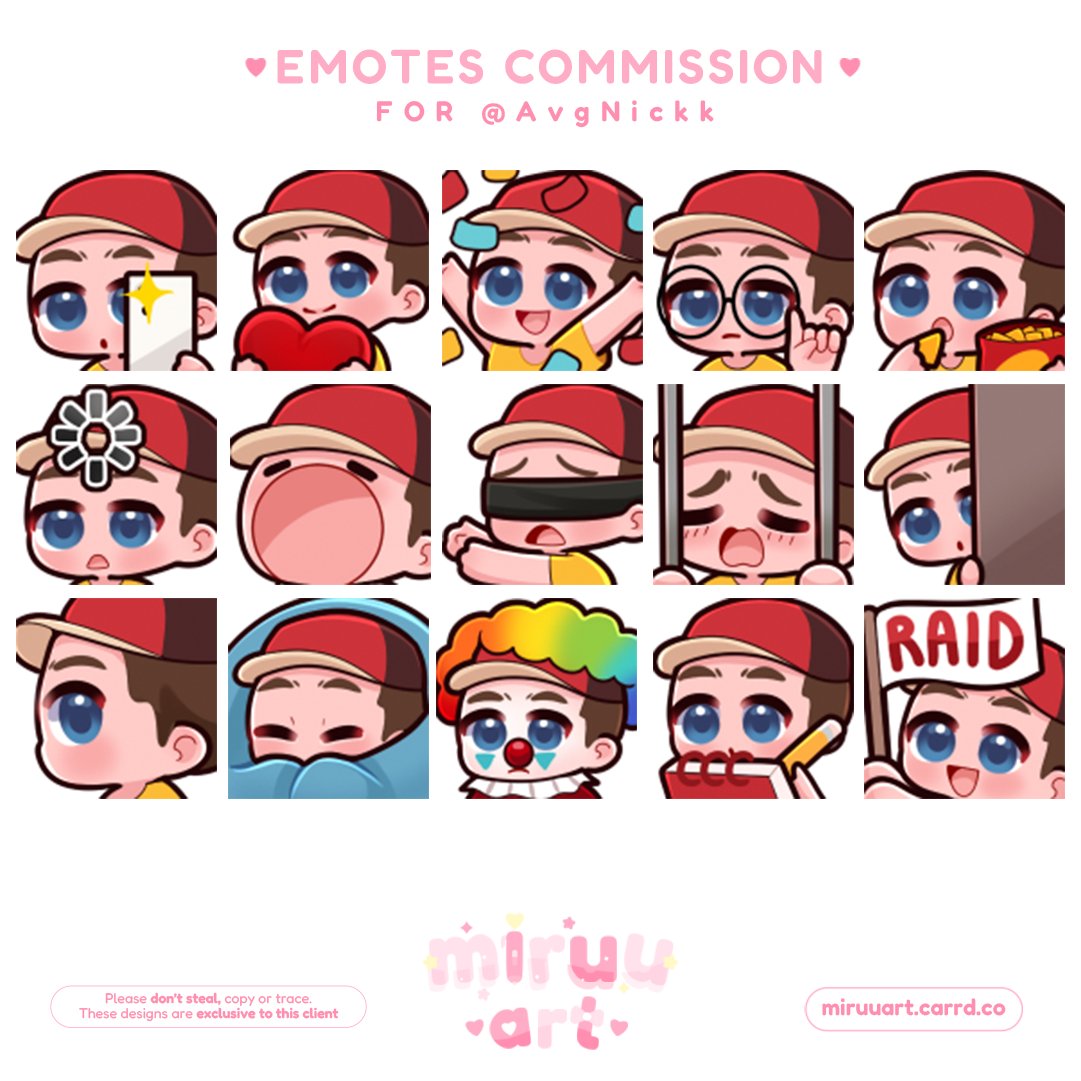 New Emotes for AvgNickk ✨