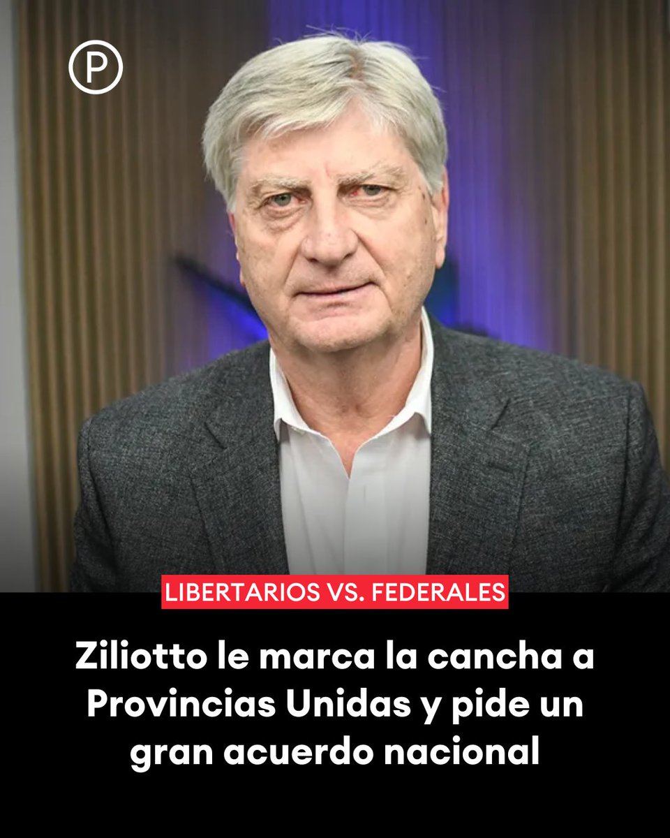 👤 Ziliotto avisa que viene una explosión de las variables económicas

Pide que sus pares de PU se declaren “arrepentidos”

🔗 letrap.com.ar/c5419617
✍️ <a href="/JPGavazza/">Juan Pablo Gavazza</a>