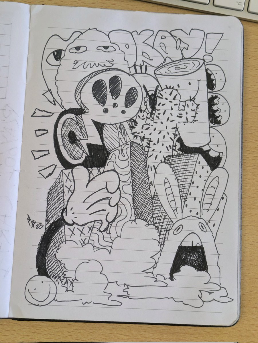 maker_blake's tweet photo. Doodlings.

#art #doodle #sketchbook https://t.co/nmqGjjdpP6