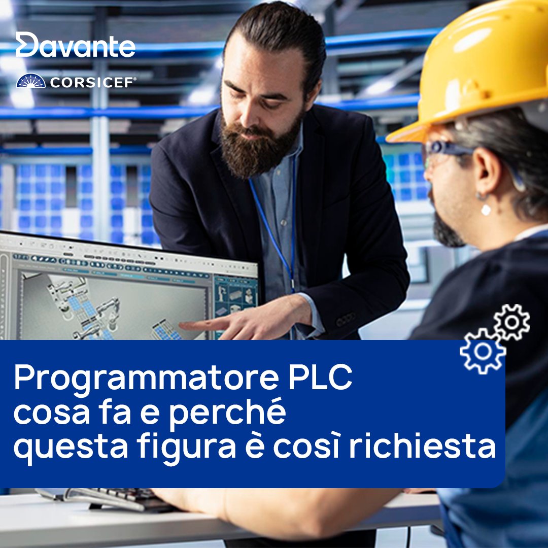 davantecorsicef's tweet image. ⚙️ C'è chi dà intelligenza alle macchine: è il #programmatore #PLC.
Figura chiave dell’industria 4.0, progetta e gestisce sistemi automatizzati.
Scopri cosa fa e perché è sempre più richiesto 
🔍  zurl.co/c1IdV
#davante #davantecorsicef #formazione #corsodiformazione