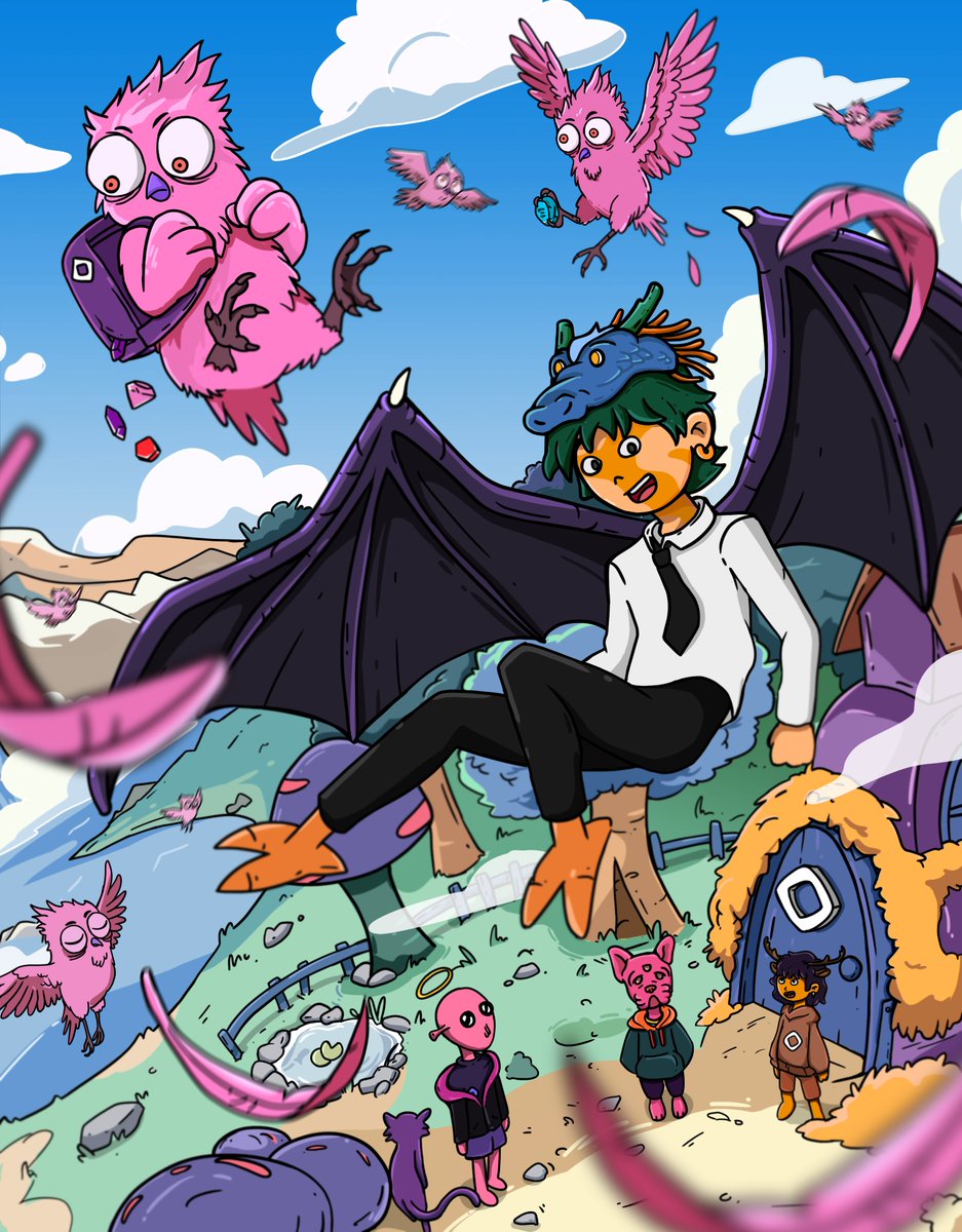 🟣One of our ExoSpirits was flying toward the <a href="/monad/">Monad (mainnet arc)</a> mainnet when it spotted a huge migration of pink birds  they joined forces for a collective flight! 🪽💗

ExoSpirits x <a href="/the10kSquad/">The 10k Squad (mainnet arc)</a>

🧧 5 WL FCFS 10k
📥 RT + Like + Tag 2 friends + your <a href="/monad/">Monad (mainnet arc)</a> wallet